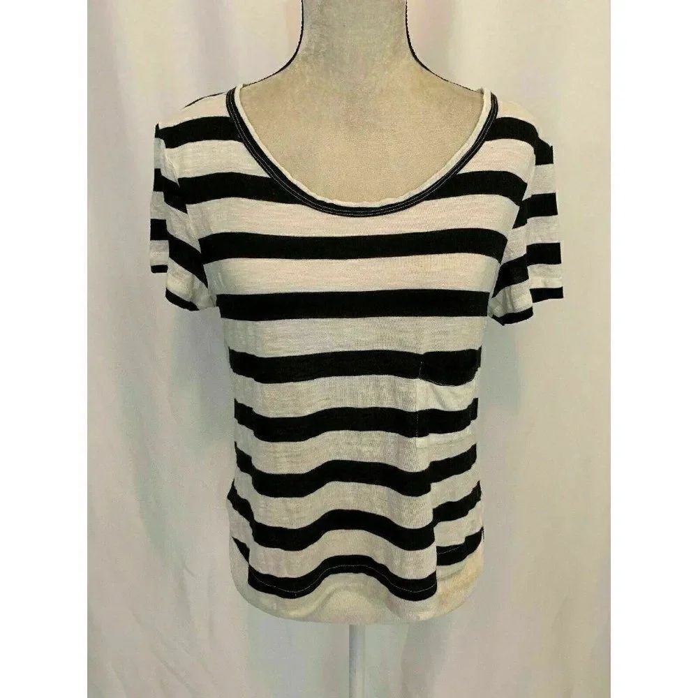 Emerson Thorpe Striped Short Sleeve top